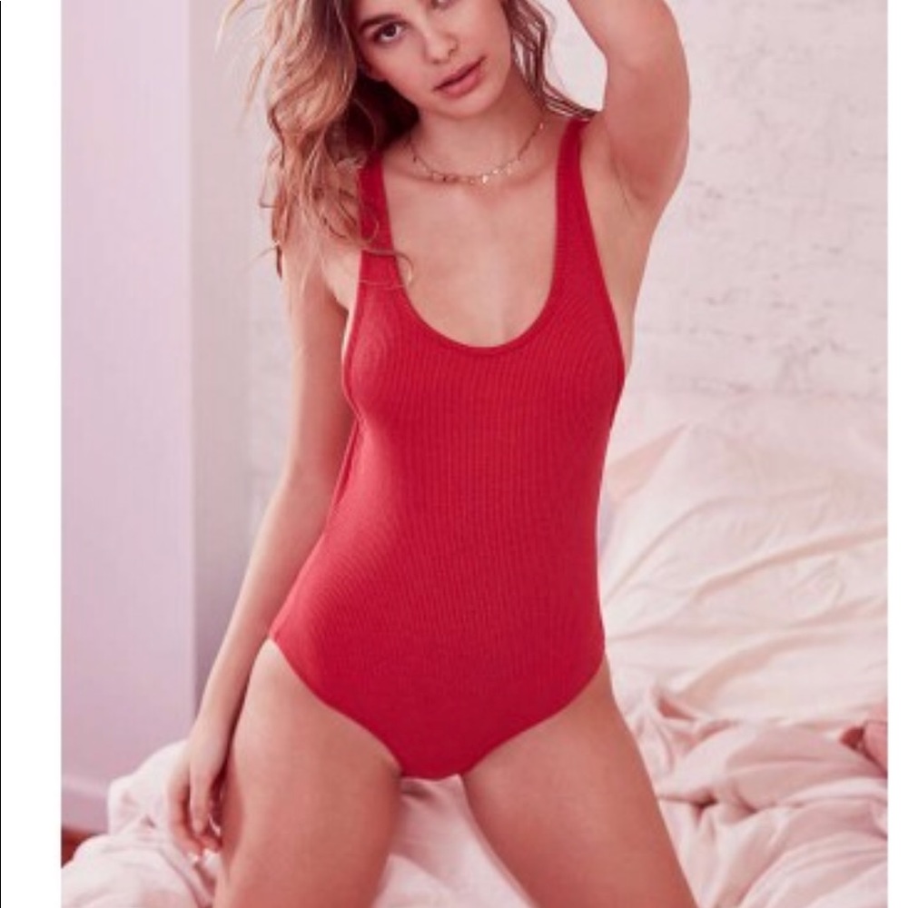 Ribbed Bodysuit. Out from Under.